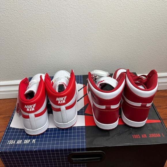 Jordan New Beginnings Pack Retro High 1 & Nike Air Ship СТ6252 900 Size 11 - Picture 6 of 12
